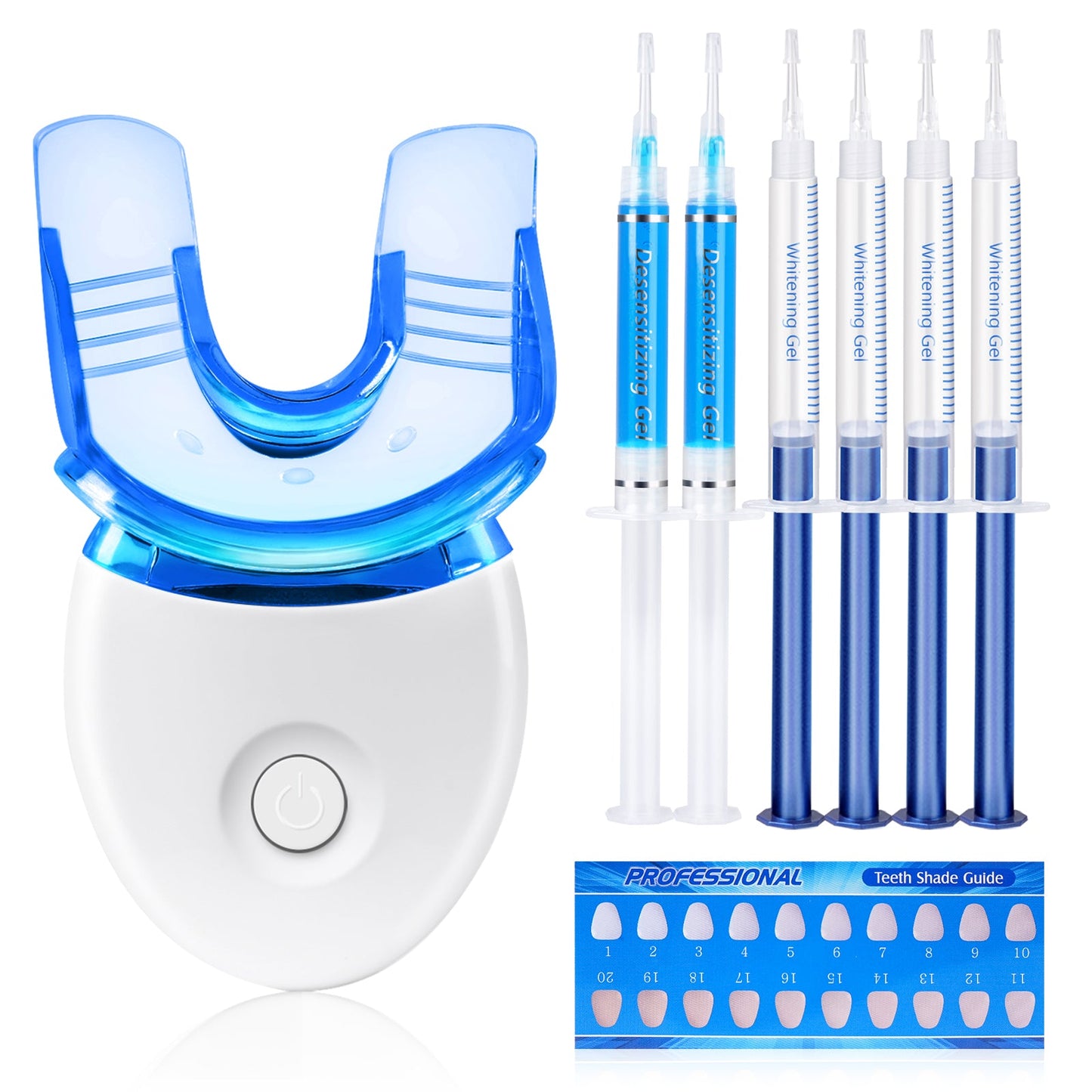 Whitening Kit for Sensitive Teeth Oral Care Includes LED Light 4