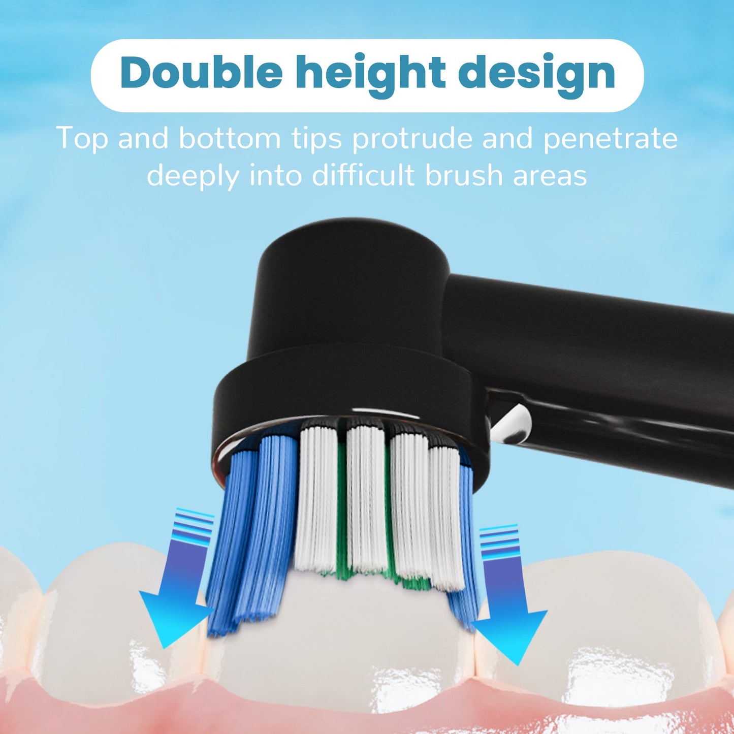 20 Pack Replacement Toothbrush Heads Compatible with Oral-B