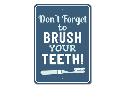 Teeth Brushing Sign