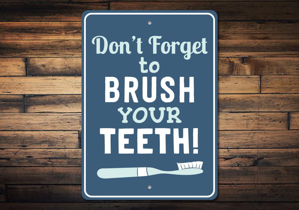 Teeth Brushing Sign