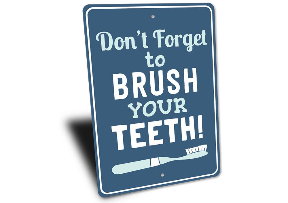 Teeth Brushing Sign