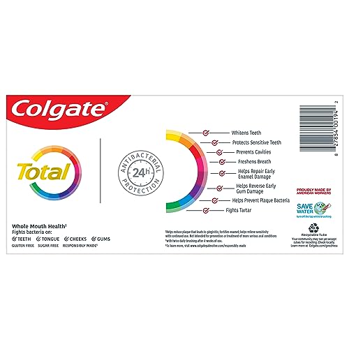 Colgate Total Whitening Toothpaste with Fluoride