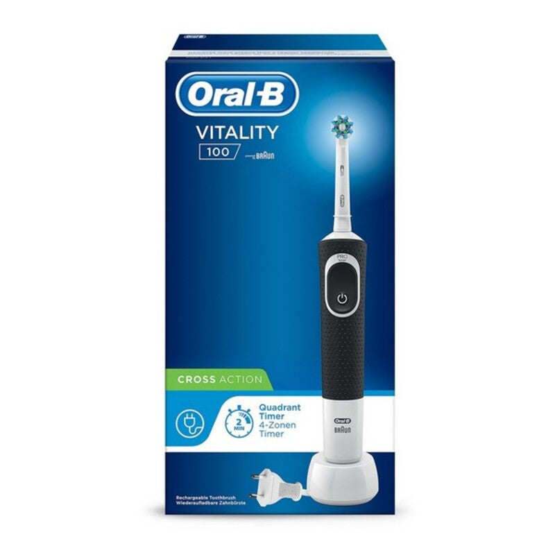 Oral-B Vitality 100 Cross Action Electric Toothbrush - Black