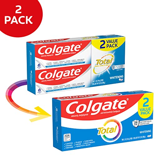 Colgate Total Whitening Toothpaste with Fluoride