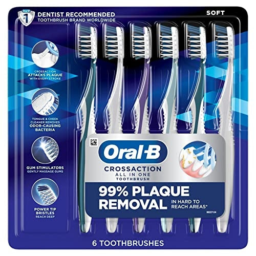 Oral-B CrossAction All In One Soft Toothbrushes