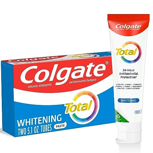 Colgate Total Whitening Toothpaste with Fluoride