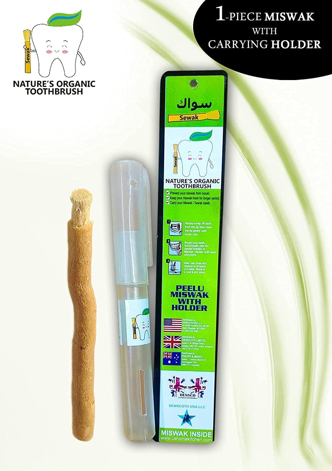 Miswak Sticks for Teeth | Sewak Natural Toothbrush | Siwak Organic Woo