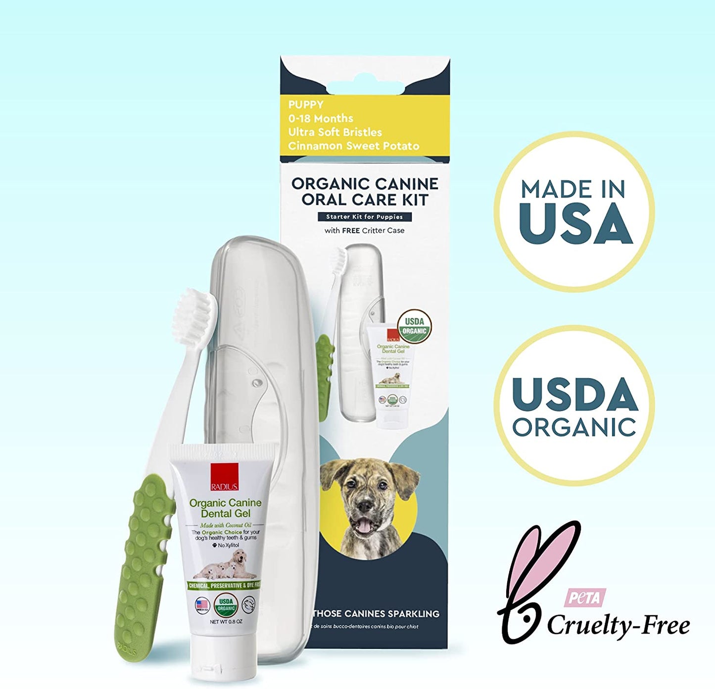 Canine Organic Dental Solutions Kit - Puppy