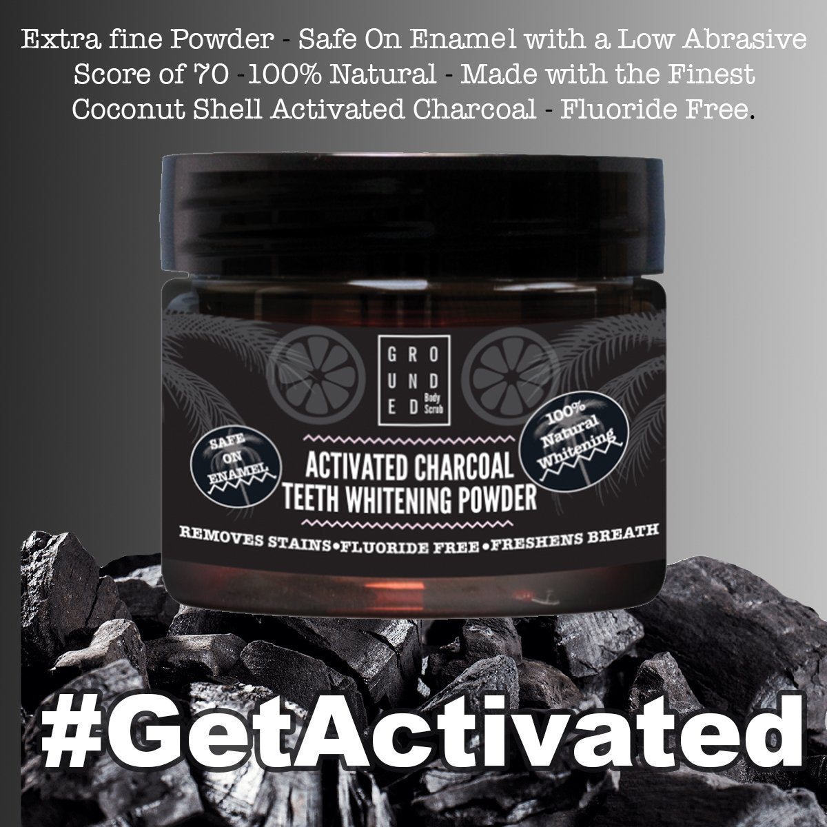 Charcoal Teeth Whitening Powder