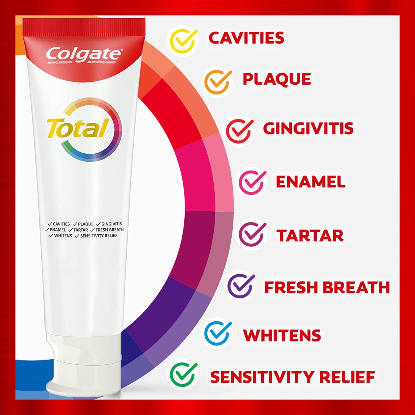 Colgate Total Whitening Toothpaste with Fluoride