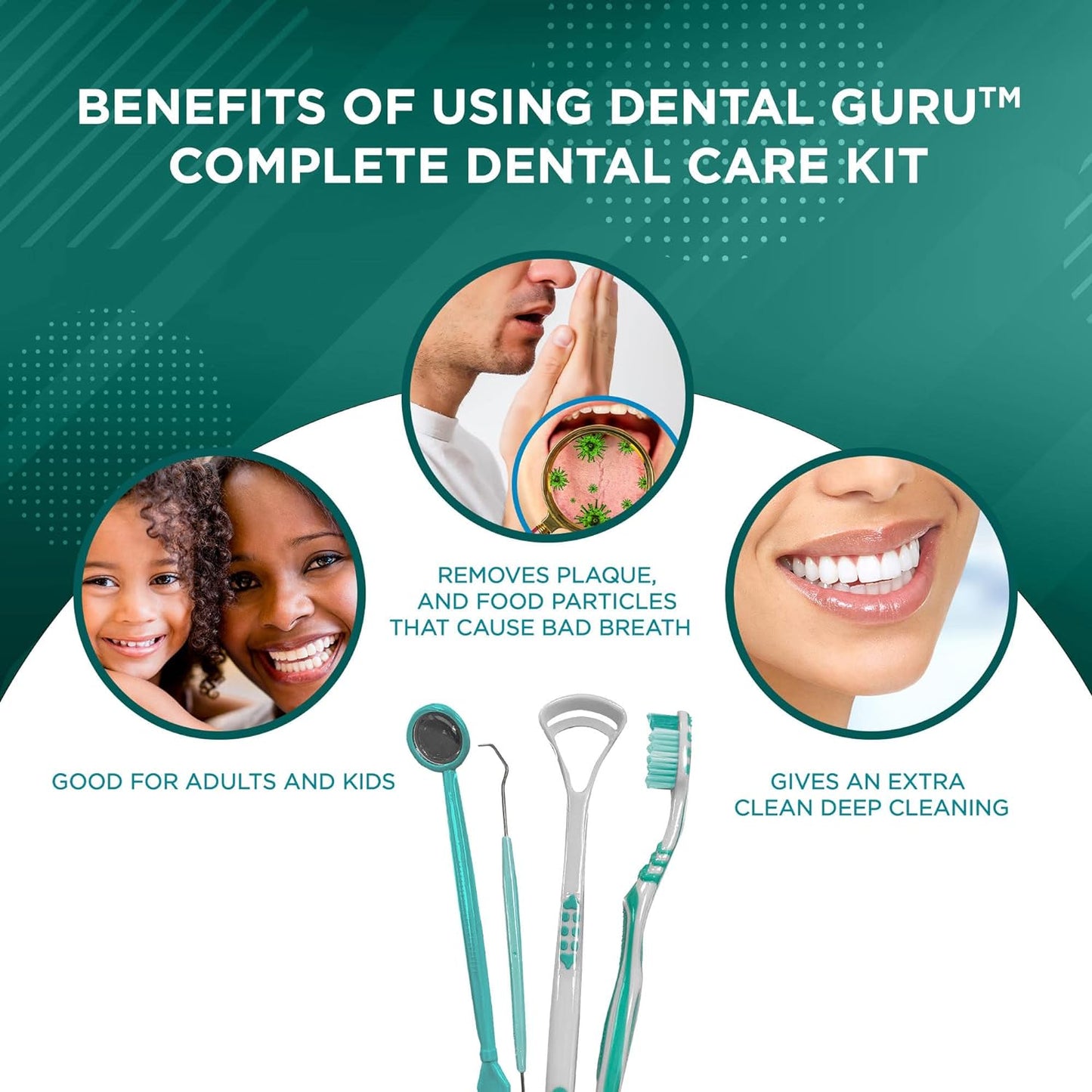 GuruNanda Dental Guru Dental Tools - Complete Dental Care Kit with Too