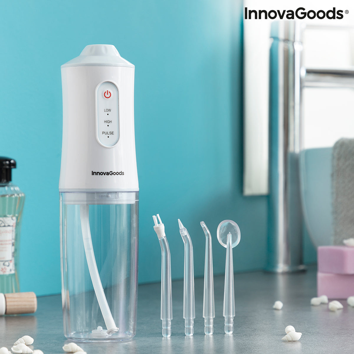 Portable Rechargeable Oral Irrigator Denter InnovaGoods