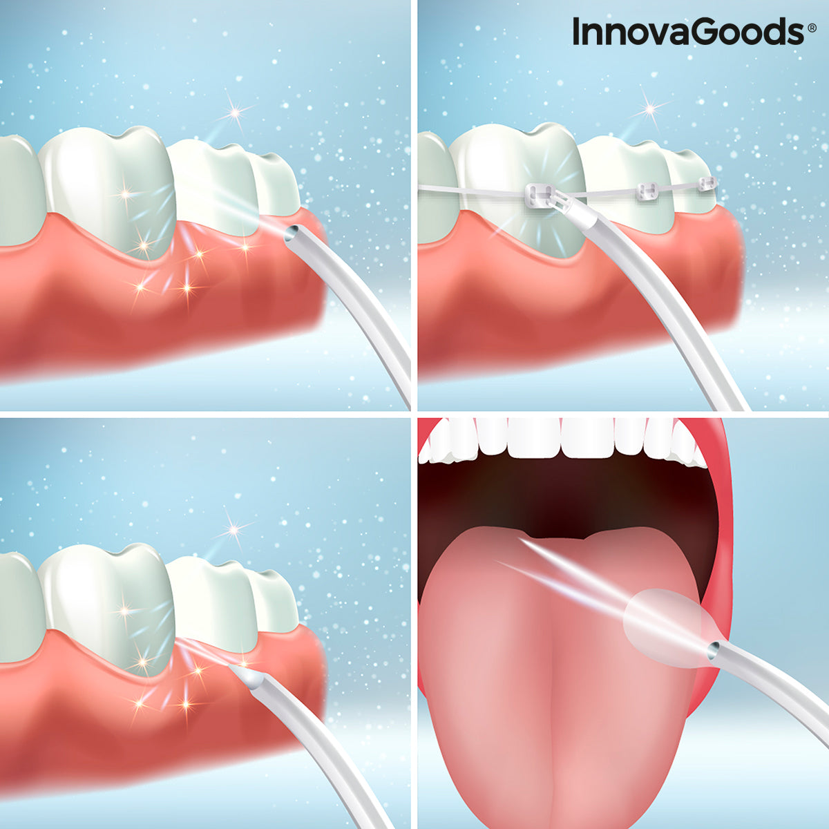 Portable Rechargeable Oral Irrigator Denter InnovaGoods