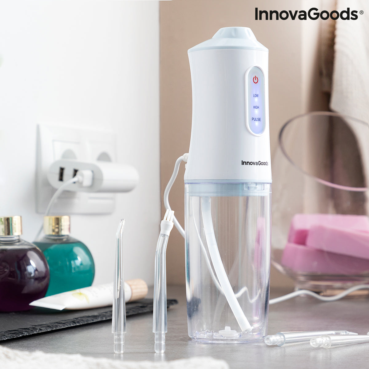 Portable Rechargeable Oral Irrigator Denter InnovaGoods