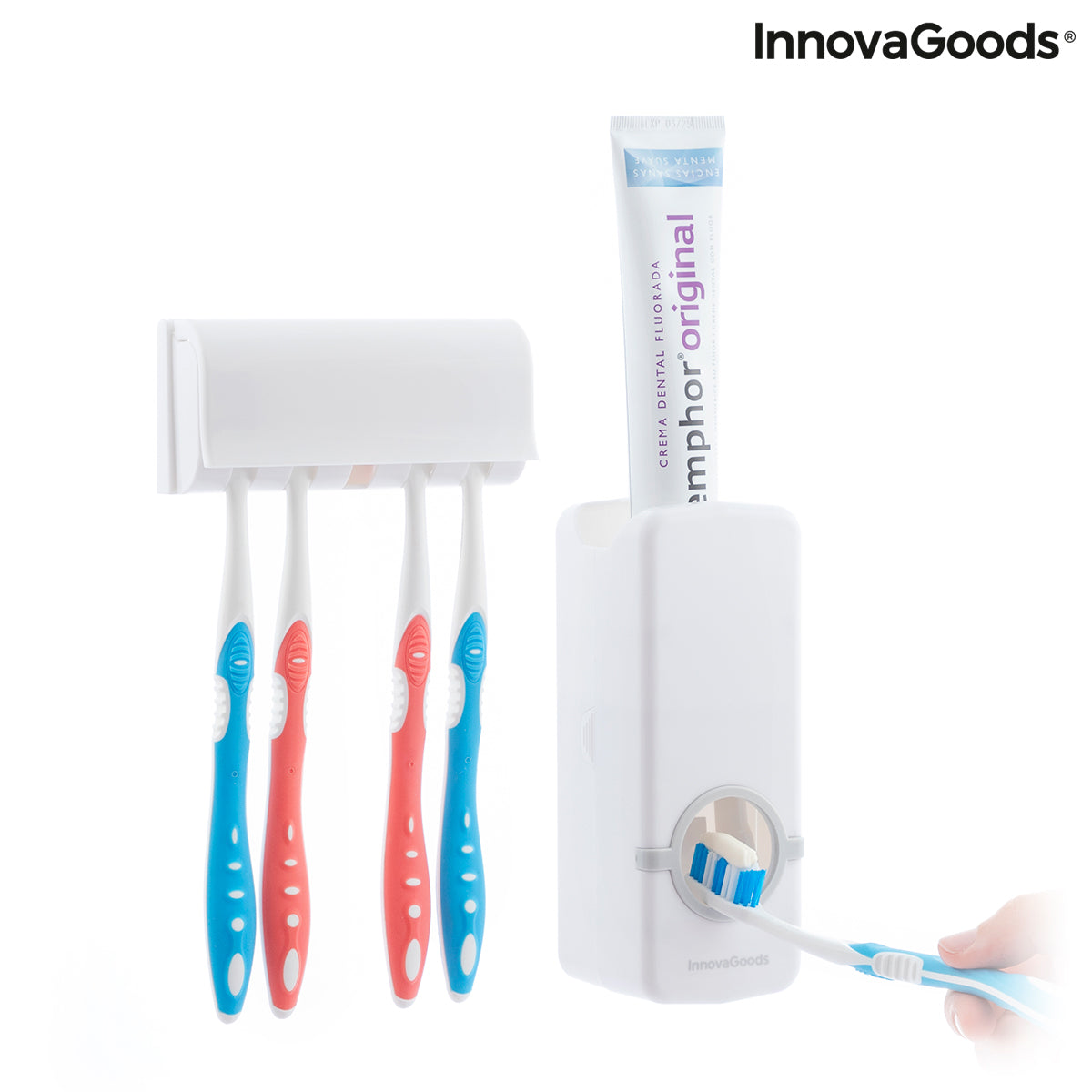 Toothpaste Dispenser and Holder Diseeth InnovaGoods