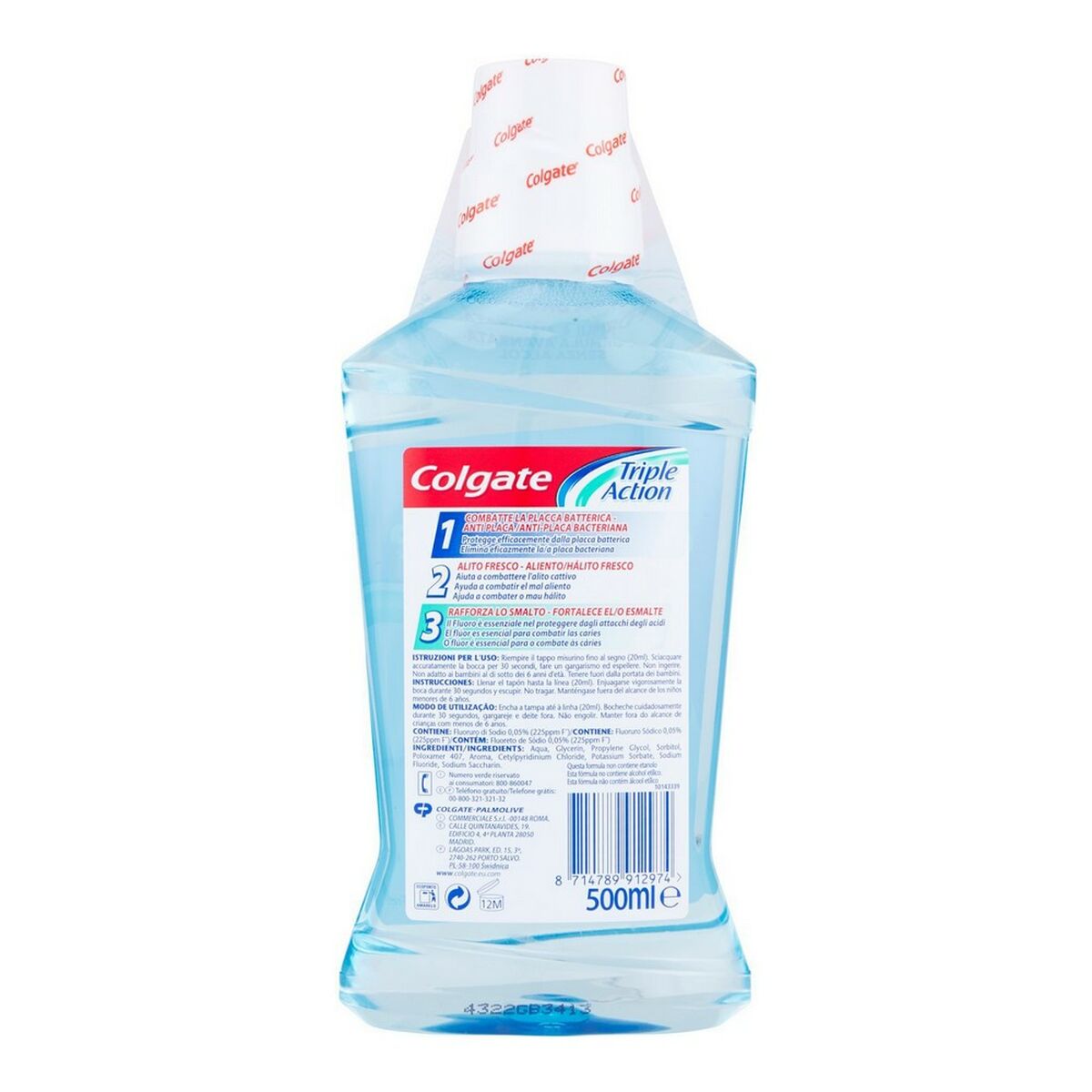 Mouthwash Triple Action Colgate TripleAccion (500 ml)