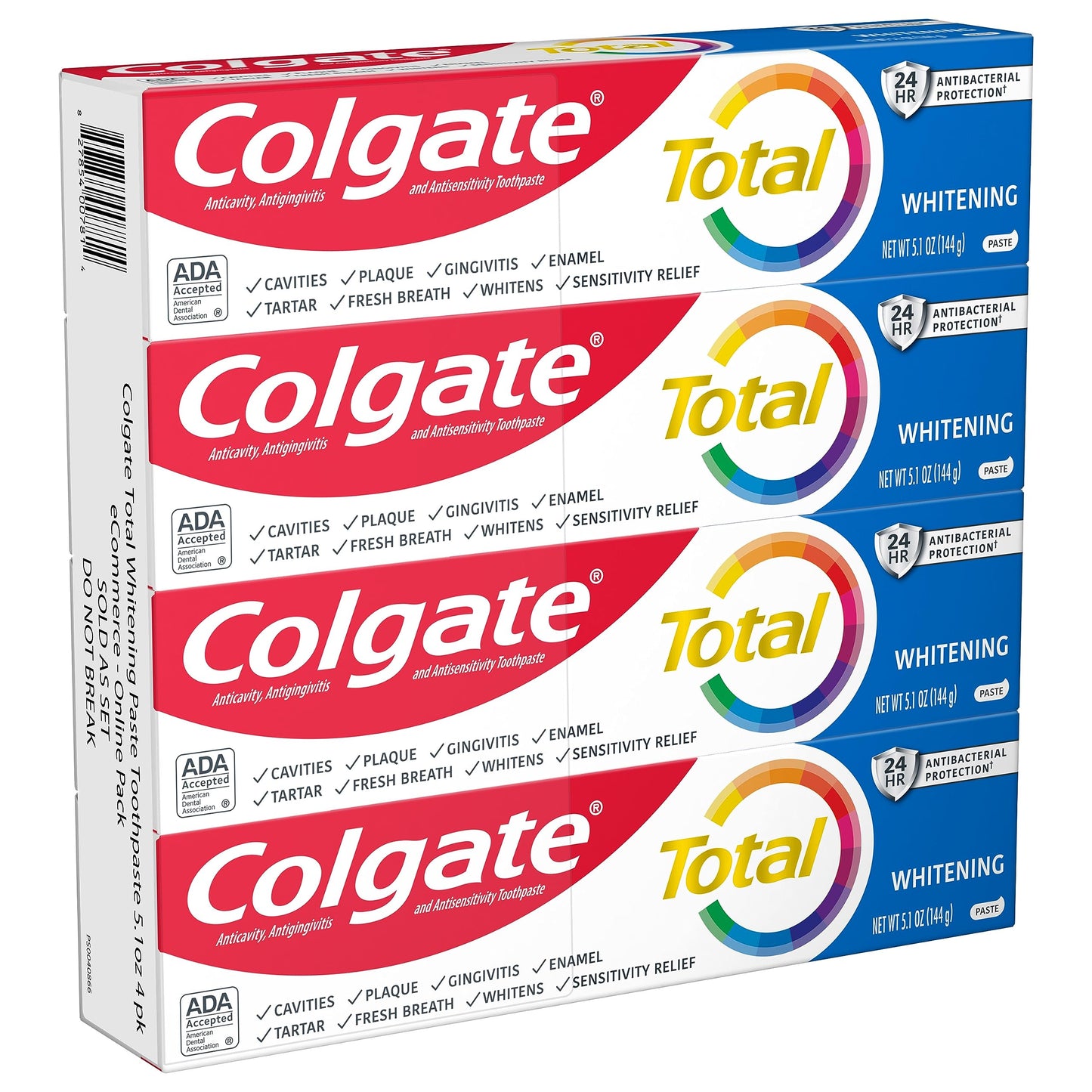 Colgate Total Whitening Toothpaste with Fluoride