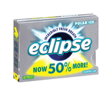 Eclipse Chewing Gum Polar Ice - Pack of 8