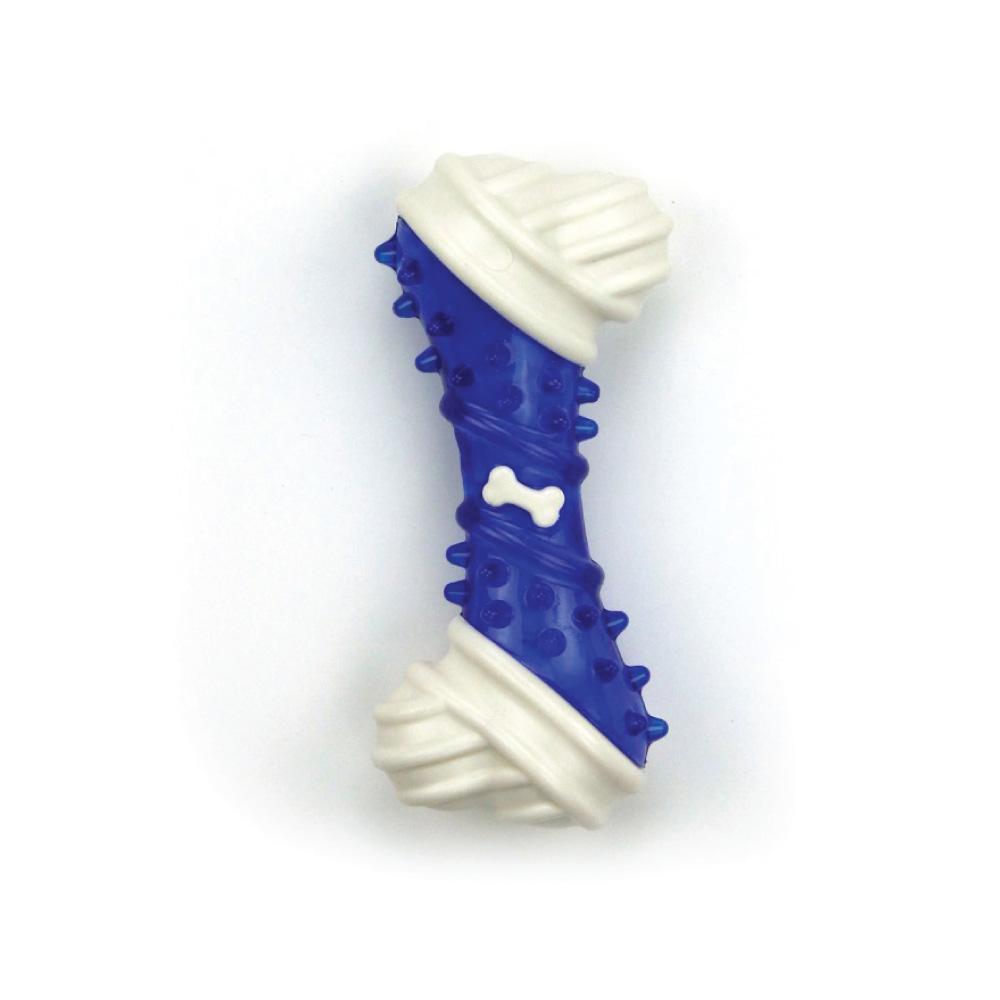 Dog Chew Bone - Blue Chicken Flavour Taste - Puppy Dental Teething Gum