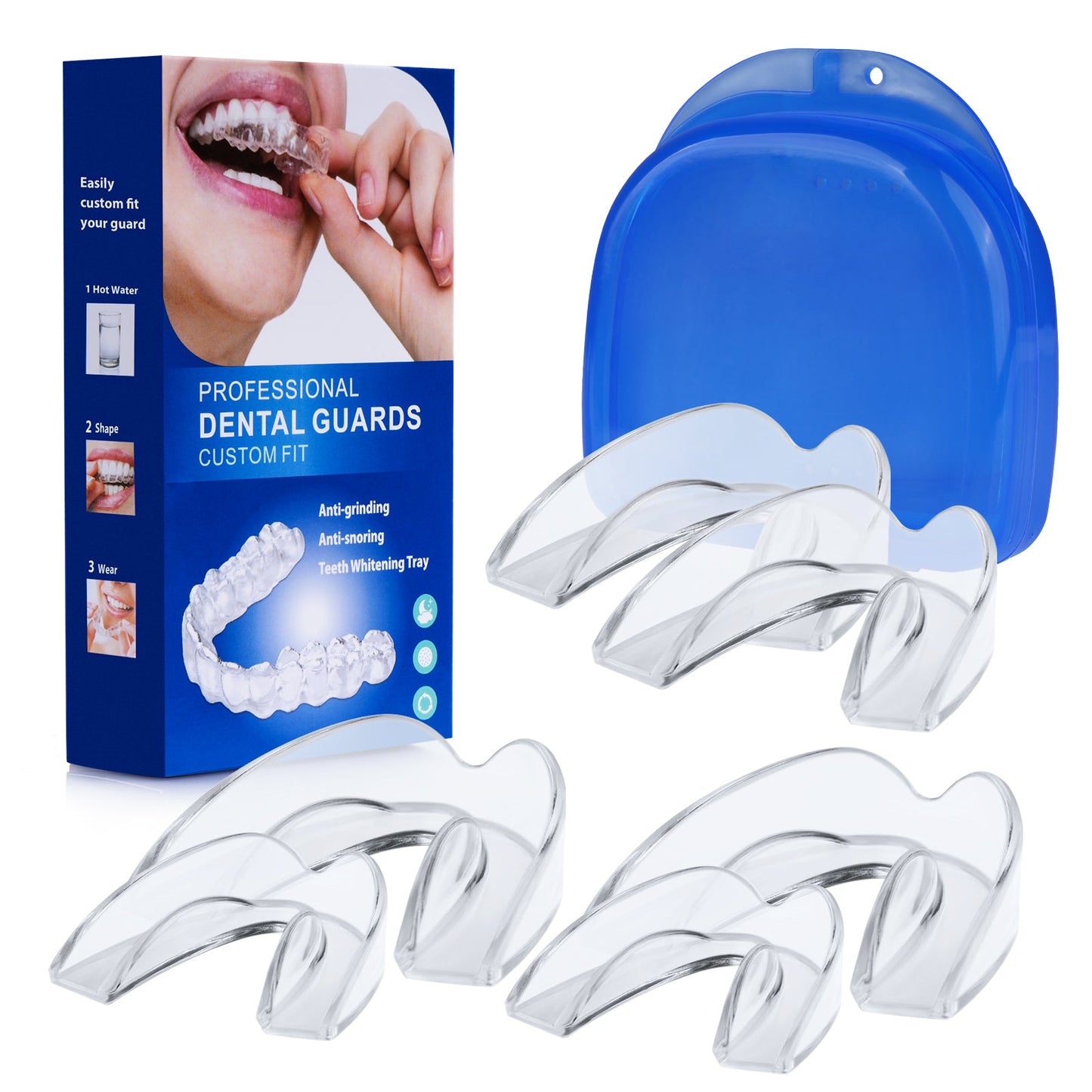 Dental Mouth Guard for Clenching Teeth at Night - Sport Athletic Compact