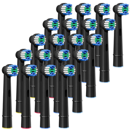 20 Pack Replacement Toothbrush Heads Compatible with Oral-B