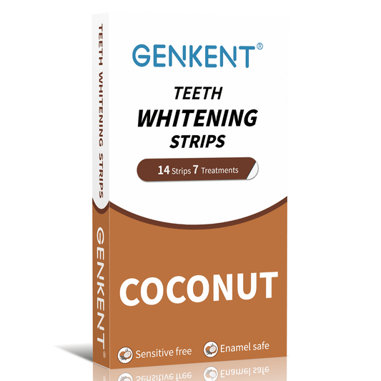 Sensitive Teeth Whitening Strips Portable 7-Day Effective Care Coconut