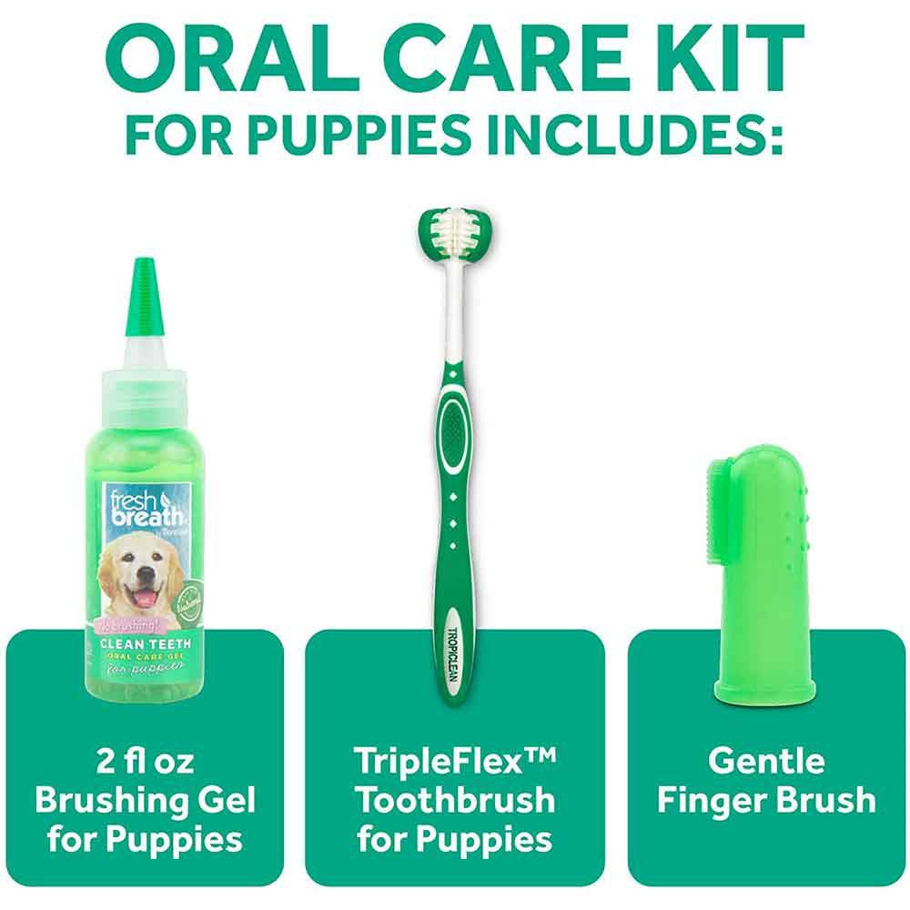 Tropiclean Fresh Breath Puppy Oral Care Kit