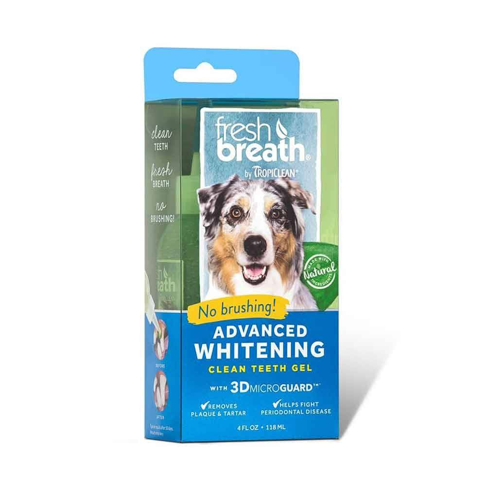 Tropiclean Fresh BreathAdvanced Whitening Gel With 3D Micro Guard For Dogs