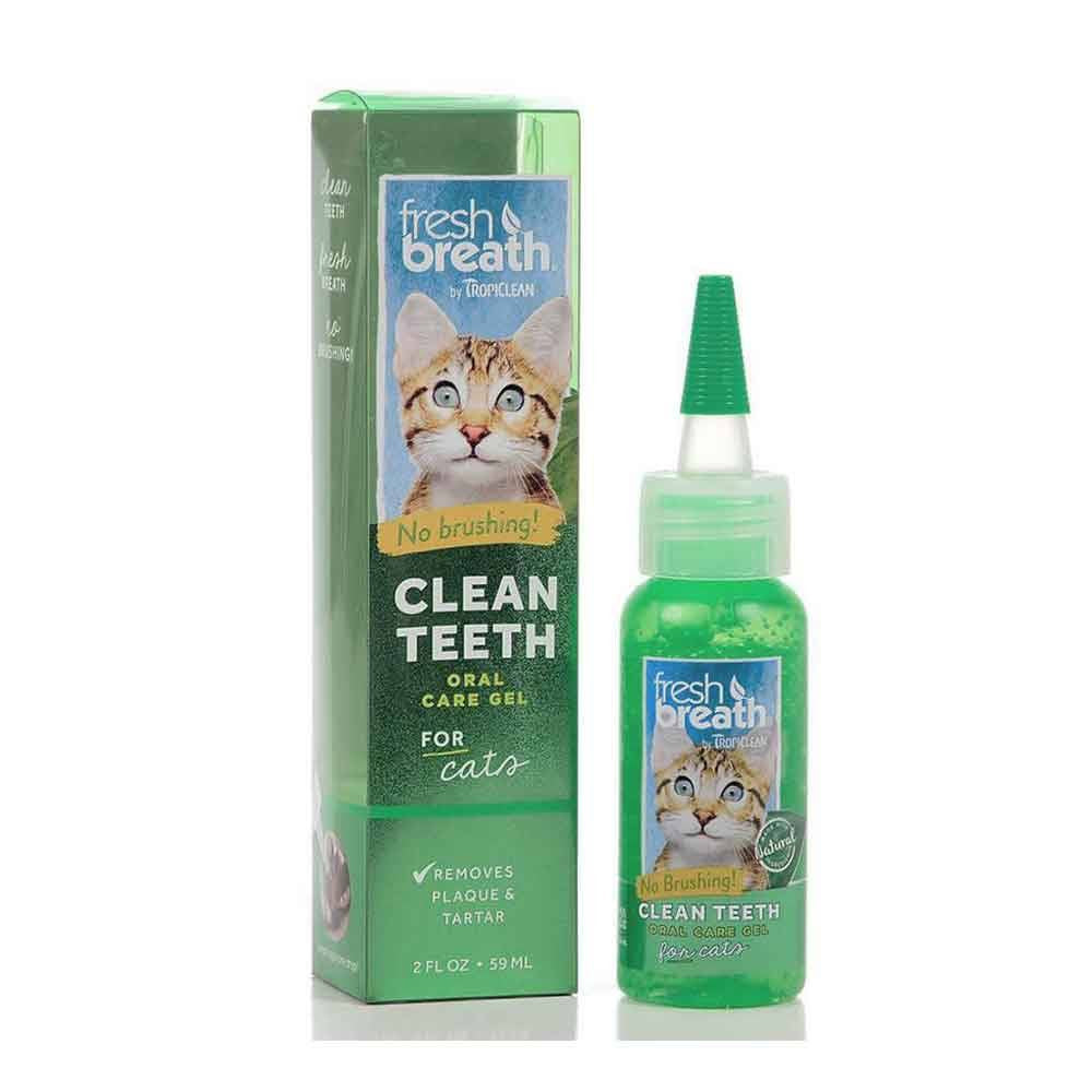 Tropiclean Fresh Breath Clean Teeth Gel For Cats