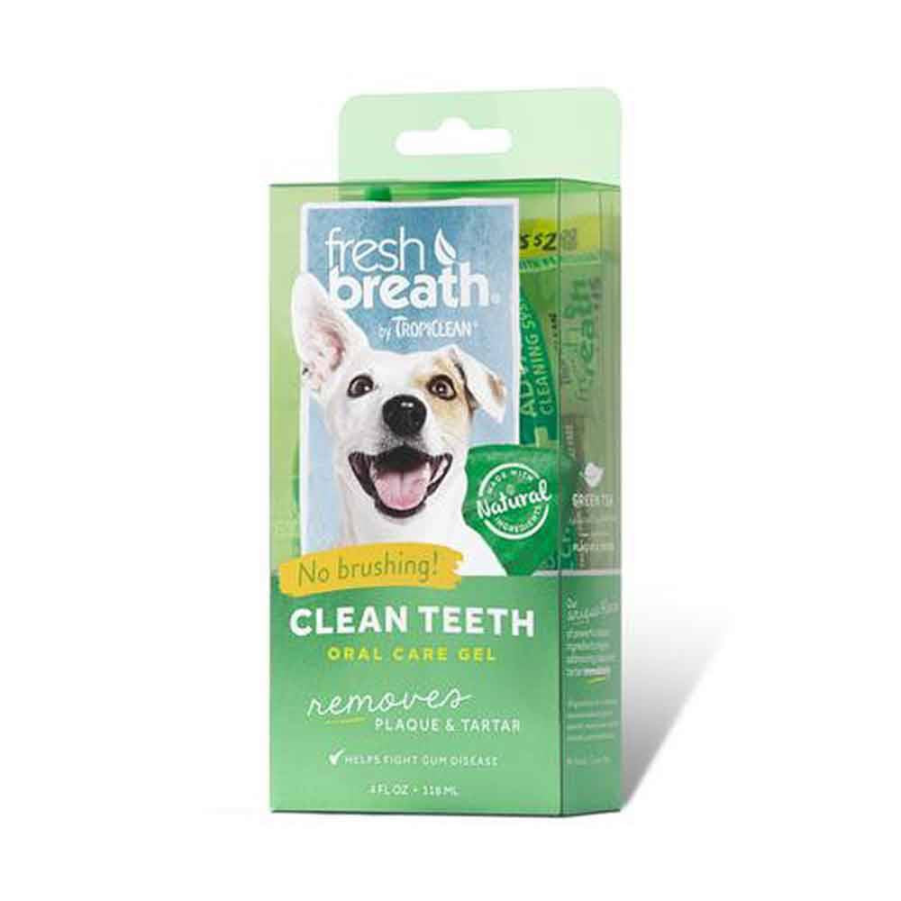 Tropiclean Fresh Breath Clean Teeth Gel Box For Dogs