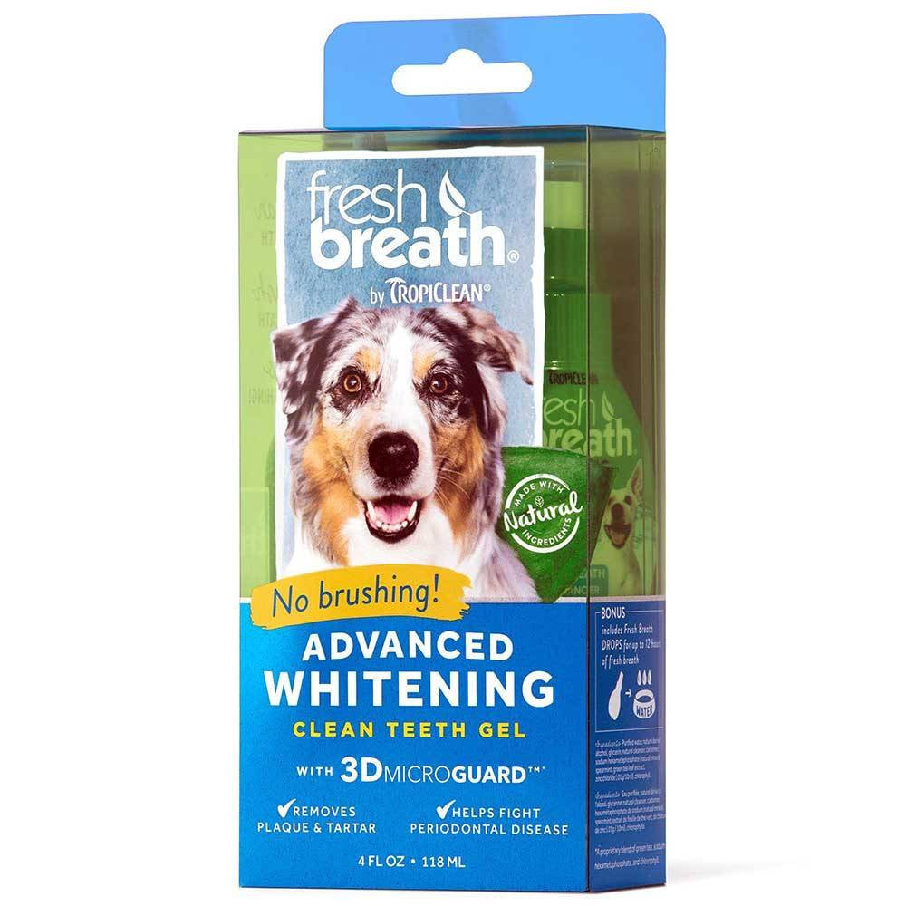 Tropiclean Fresh BreathAdvanced Whitening Gel With 3D Micro Guard For Dogs