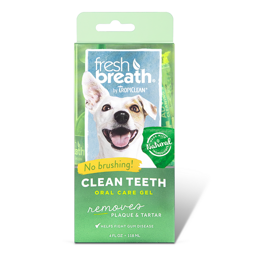 Tropiclean Fresh Breath Clean Teeth Gel Box For Dogs