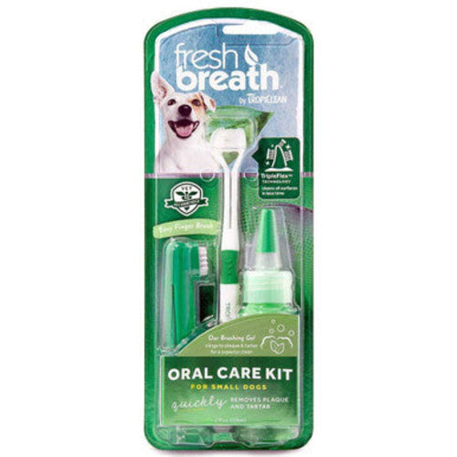 Tropiclean Fresh Breath Oral Care Kit For Dogs