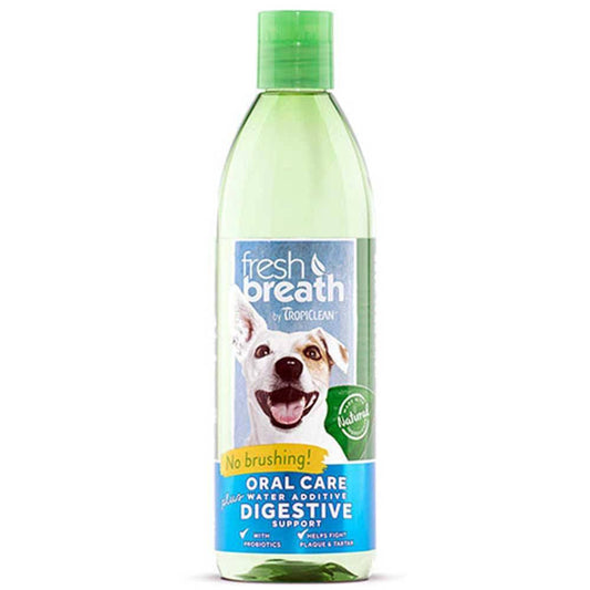 Tropiclean Fresh Breath Oral Care Water Additive Plus Digestive