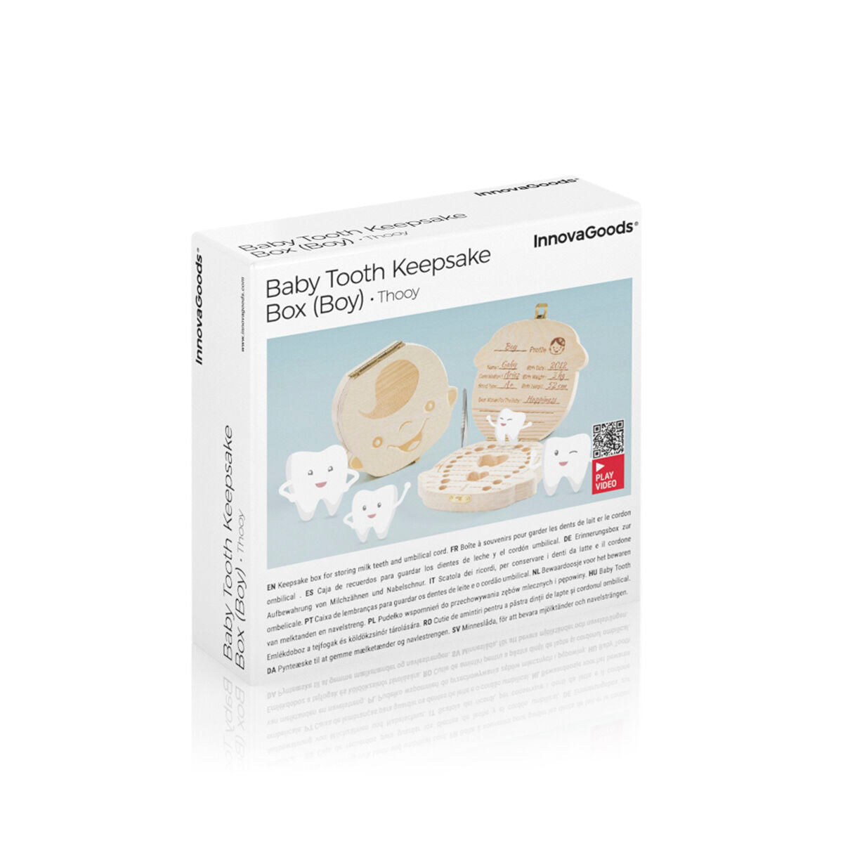 Baby Tooth Keepsake InnovaGoods - Baby Tooth Box Theory