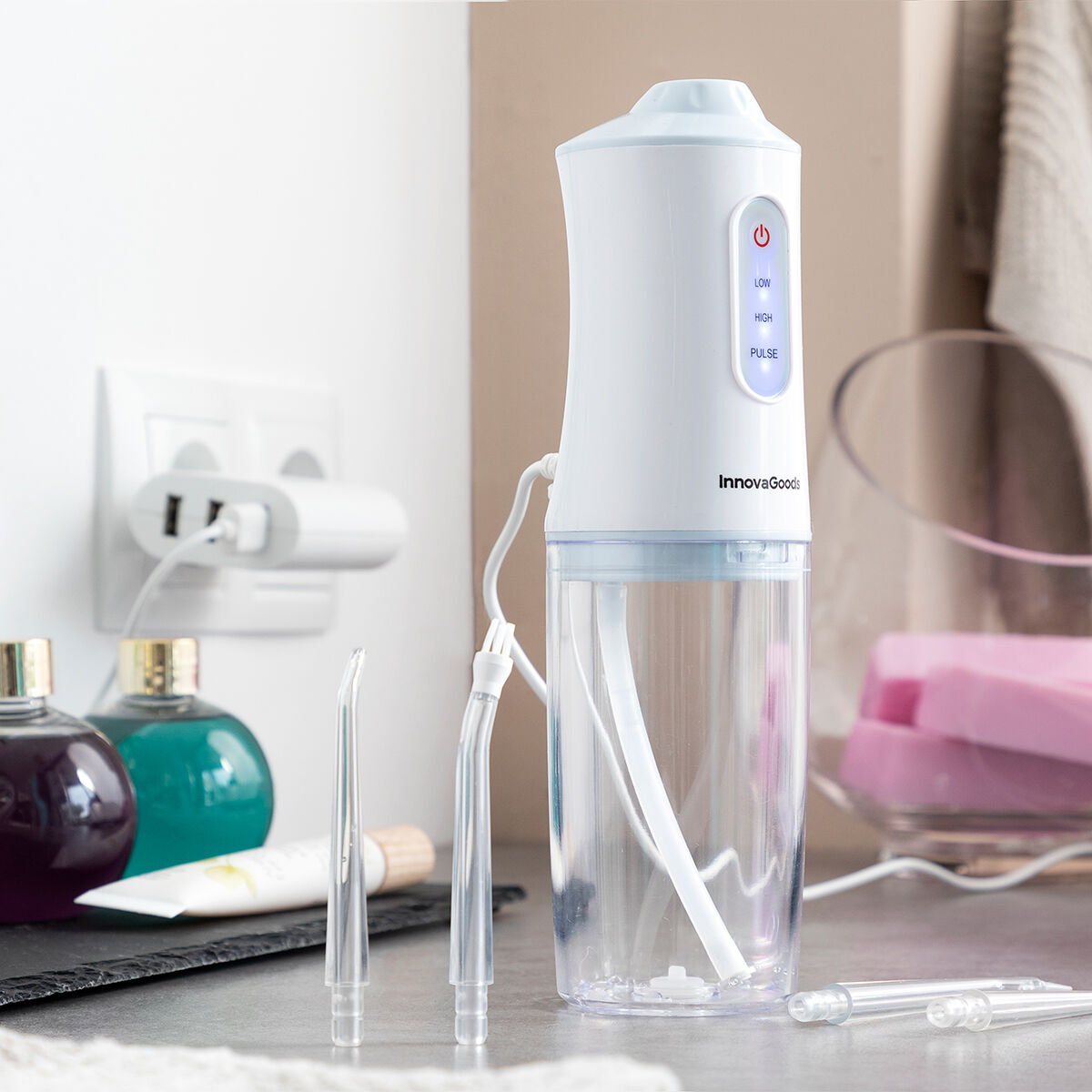 Portable Rechargeable Oral Irrigator Denter InnovaGoods