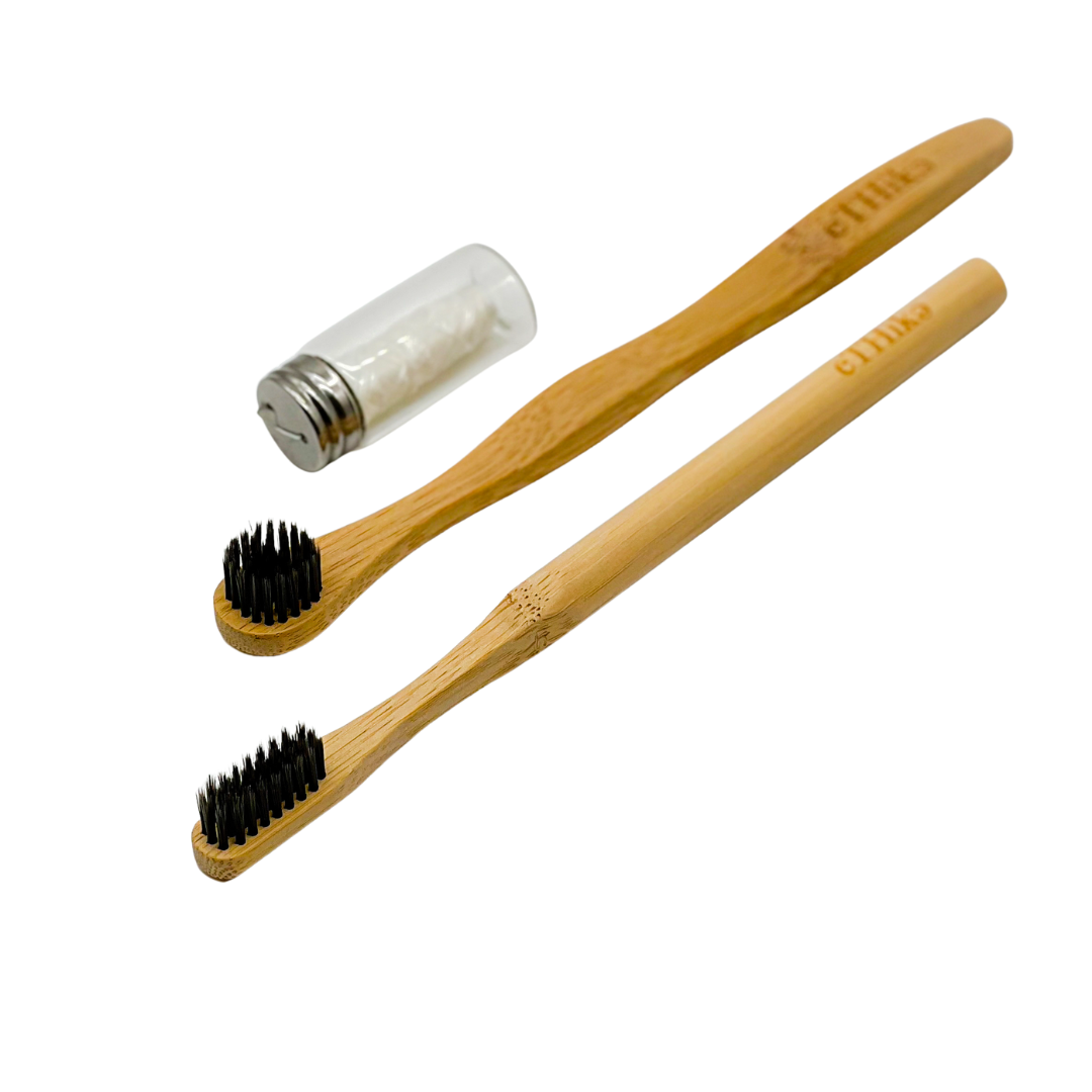 Bamboo Oral Hygiene Care Set 1+1+1