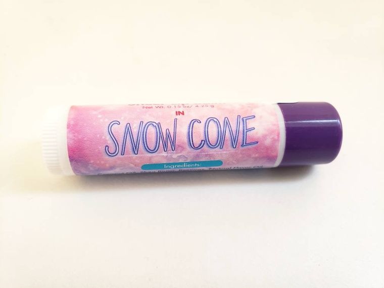 Lip Balm-All-Natural Lip Balm-Snow Cone Lip Balm