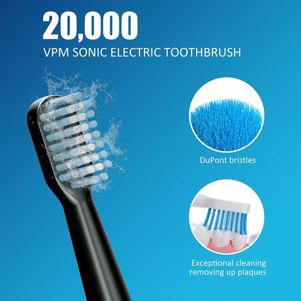 3 Cleaning Modes Waterproof Sonic Electric Toothbrush