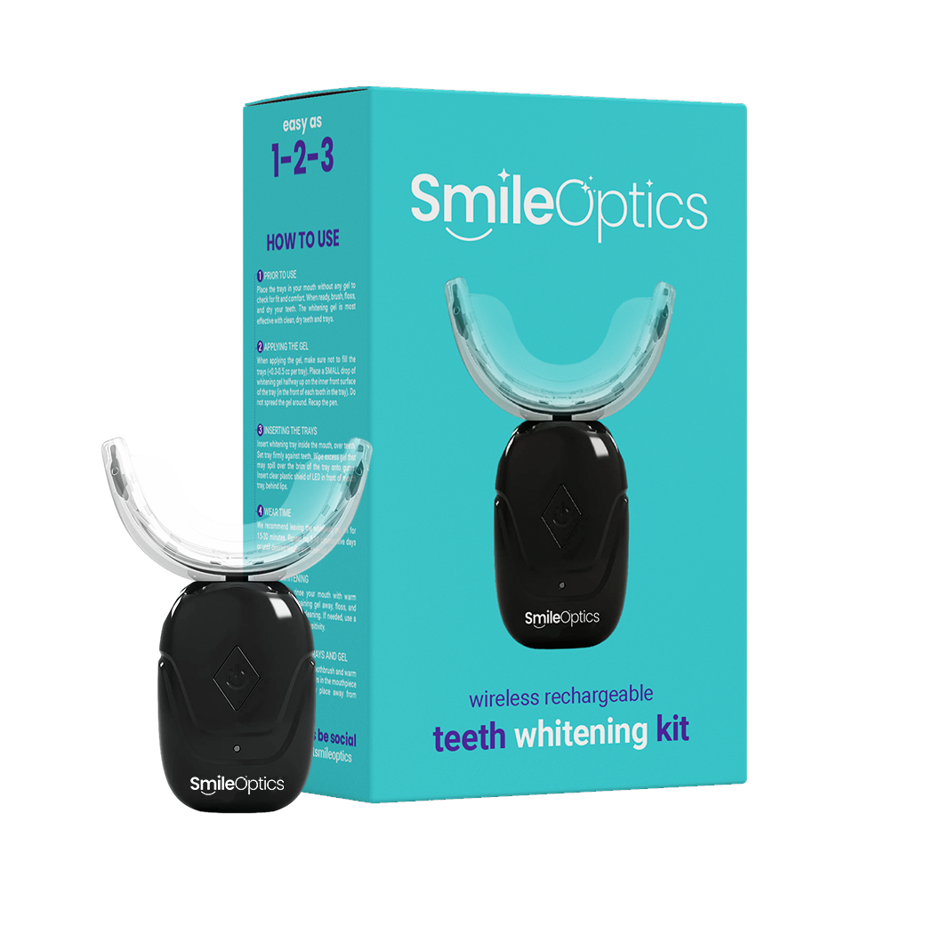 SMILE OPTICS All-In-One LED Teeth Whitening Kit