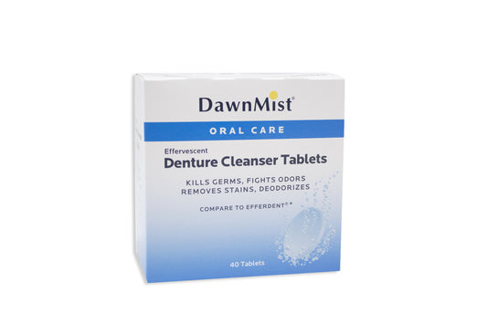 DawnMist Denture Cleanser Tablets - 40 Tablets